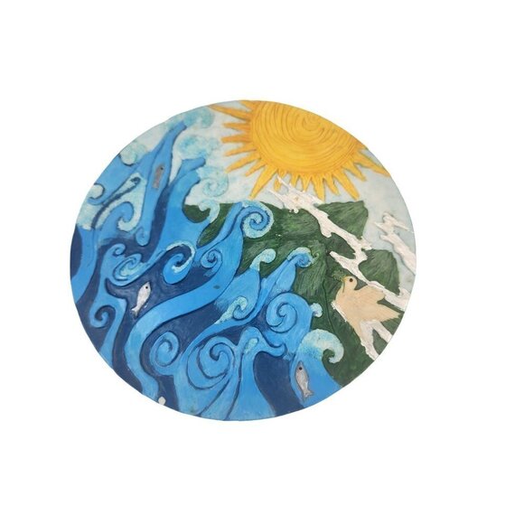 Noah's Ark Mini Tea Set Vintage 11 piece set for doll house or fairy garden - Picture 3 of 12